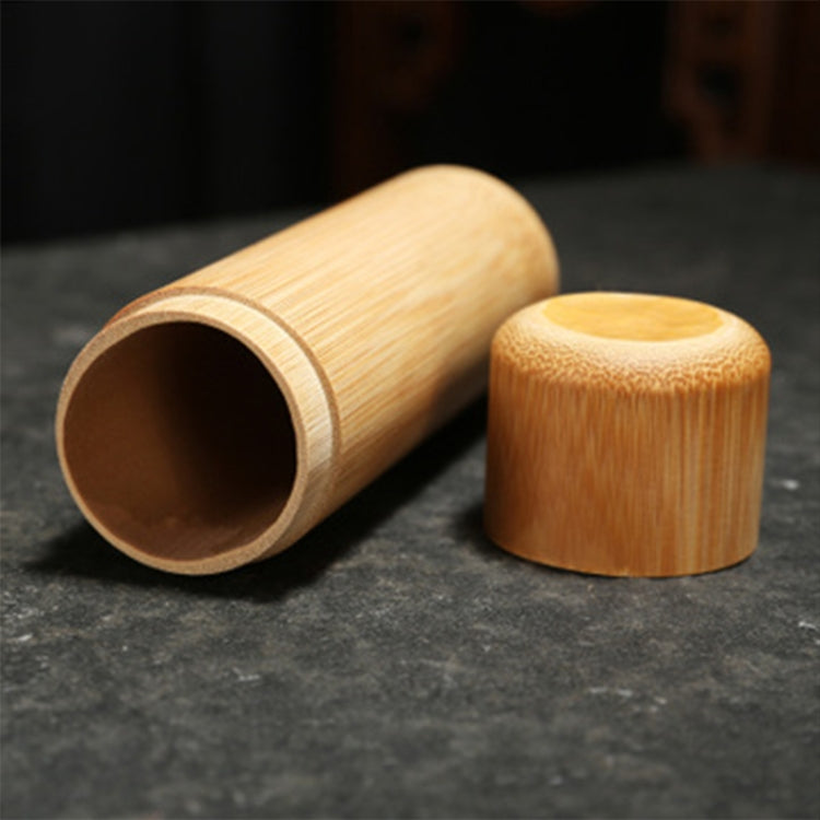 Bamboo Tea Cans Portable Tea Box Handmade Tea Tube