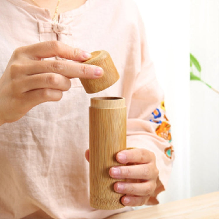 Bamboo Tea Cans Portable Tea Box Handmade Tea Tube