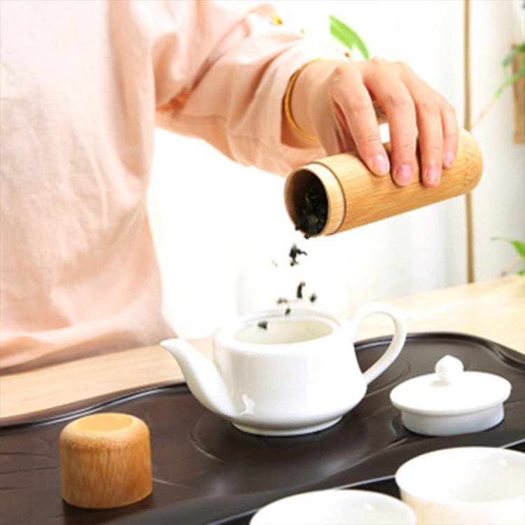 Bamboo Tea Cans Portable Tea Box Handmade Tea Tube