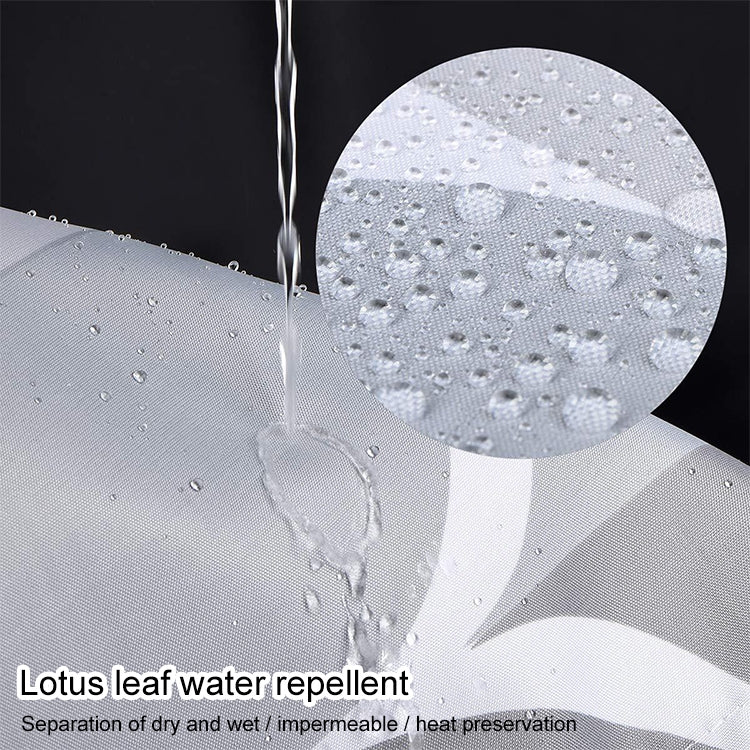Shower Curtain Waterproof Bathroom Geometric Light Grey Bath Curtains, Size:240x200cm