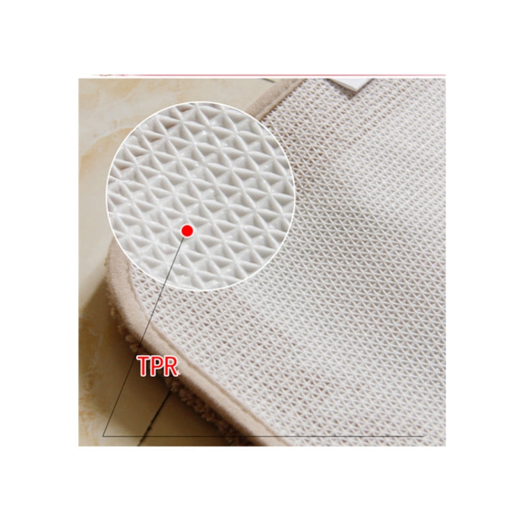Pastoral Style Bathroom Toilet Non-Slip Mat Set