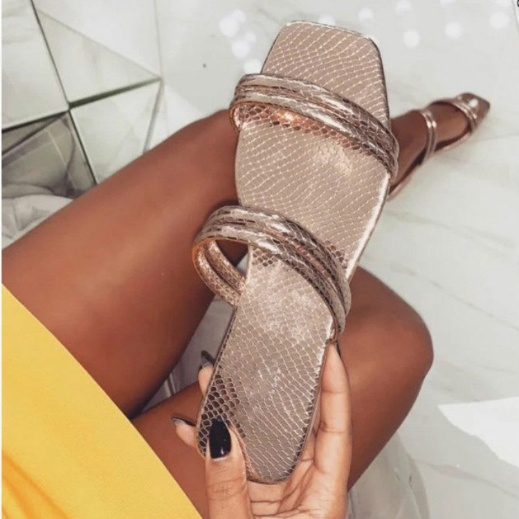Women Shoes Pure Color Sandals Slippers, Size:37
