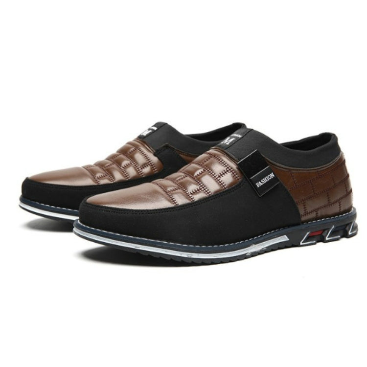 Autumn Casual Leather Shoes British Style Men Shoes, Size:40