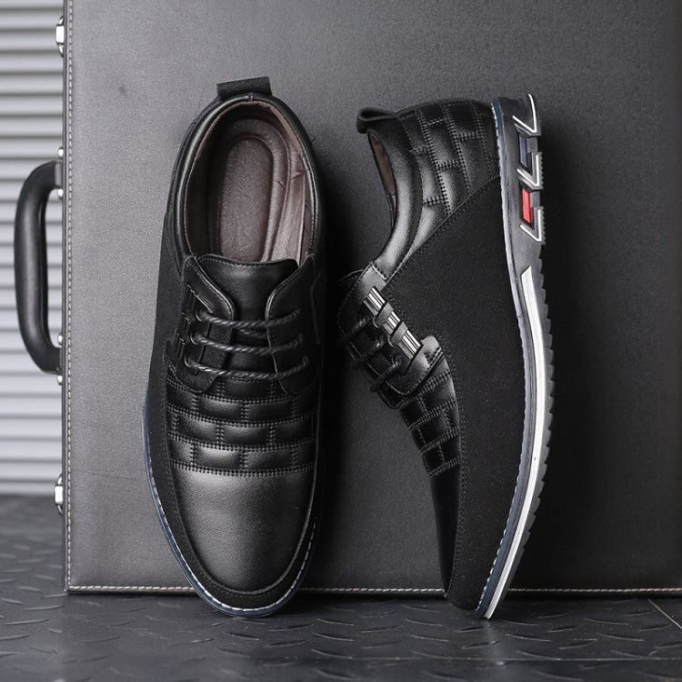 Autumn Casual Leather Shoes British Style Men Shoes, Size:40