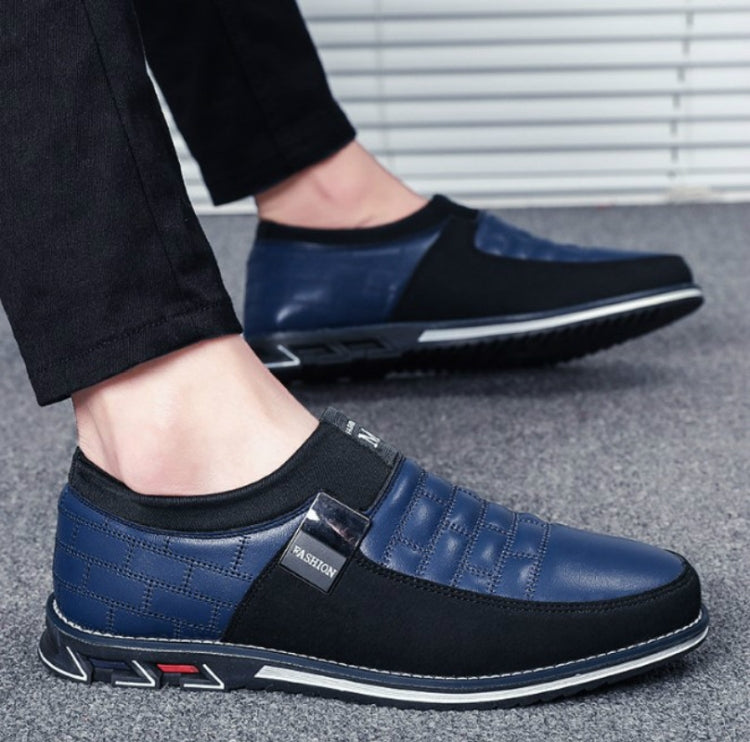 Autumn Casual Leather Shoes British Style Men Shoes, Size:40