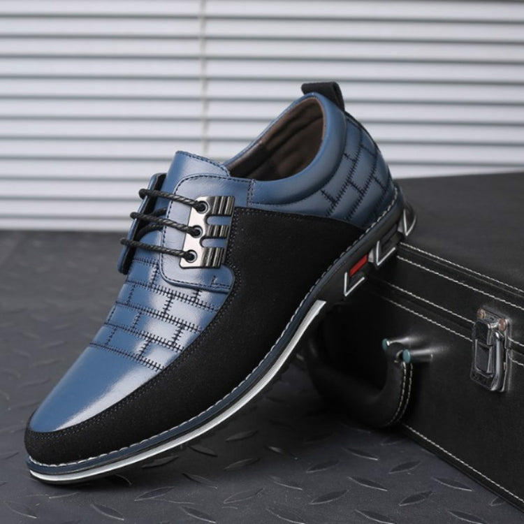 Autumn Casual Leather Shoes British Style Men Shoes, Size:40