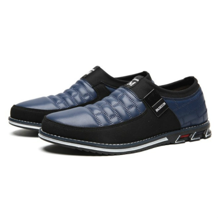 Autumn Casual Leather Shoes British Style Men Shoes, Size:44