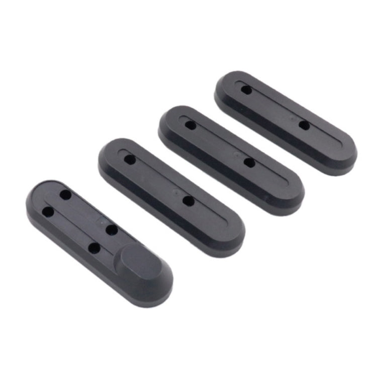 5 PCS 4 in 1 For Xiaomi Mijia M365 Scooter Motor Plastic Protective Cover Waterproof Cover Front and Rear Wheel Protection Blocks, Random Color Delivery