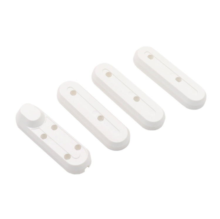 5 PCS 4 in 1 For Xiaomi Mijia M365 Scooter Motor Plastic Protective Cover Waterproof Cover Front and Rear Wheel Protection Blocks, Random Color Delivery