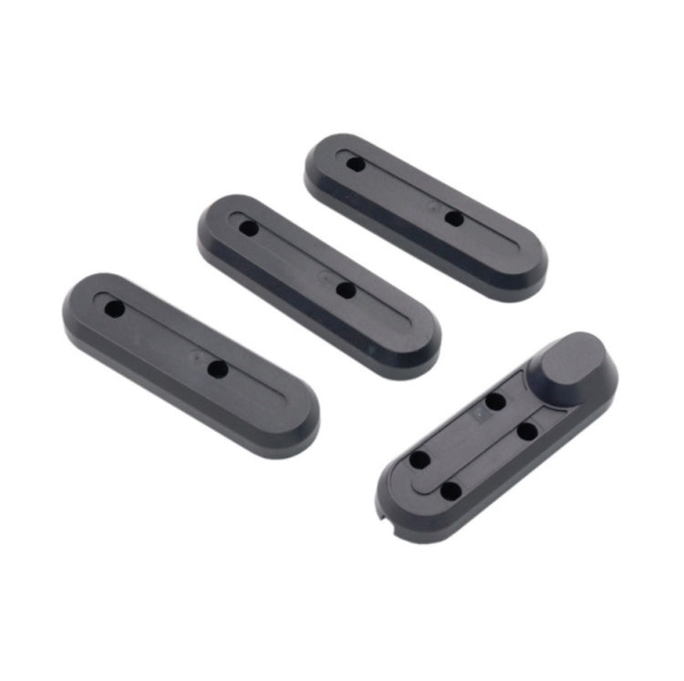 5 PCS 4 in 1 For Xiaomi Mijia M365 Scooter Motor Plastic Protective Cover Waterproof Cover Front and Rear Wheel Protection Blocks, Random Color Delivery