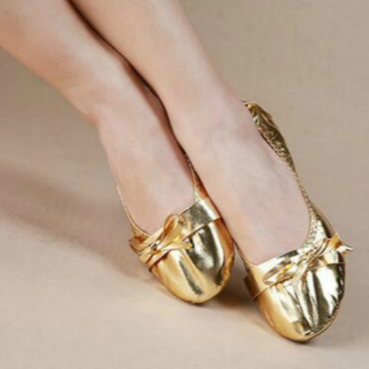 Beef Tendon Soft Belly Dance Show Shoes, Size:39