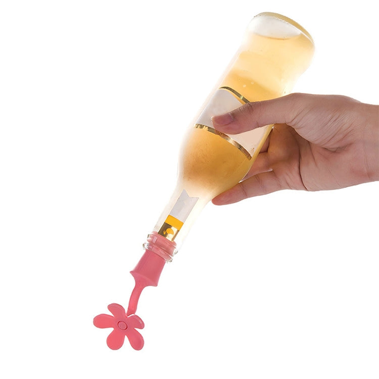 5 PCS Silicone Wine Stopper Flower Beer Stopper