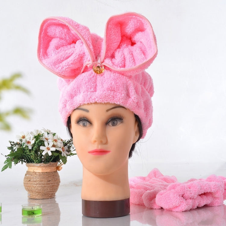 Microfiber Solid Hair Turban Quickly Dry Hair Hat Wrapped Towel