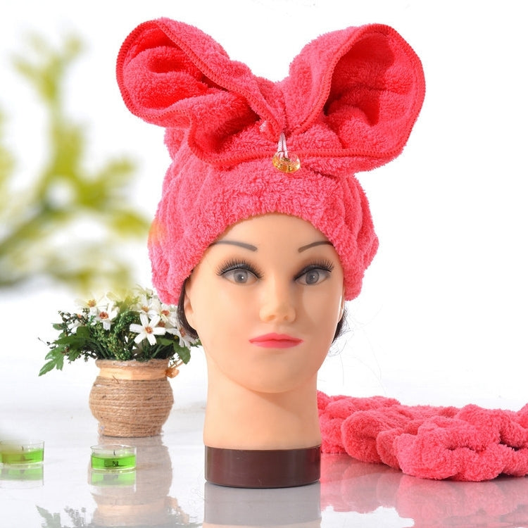 Microfiber Solid Hair Turban Quickly Dry Hair Hat Wrapped Towel