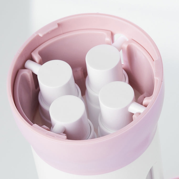 2 PCS 4 in 1 Portable Travel Bottles Set Organized Waterproof Toiletries Refillable Liquid Container