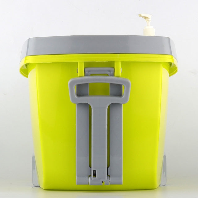 Rotating Double Drive Mop Household Hand Pressing Mop Bucket with Tow mop Head