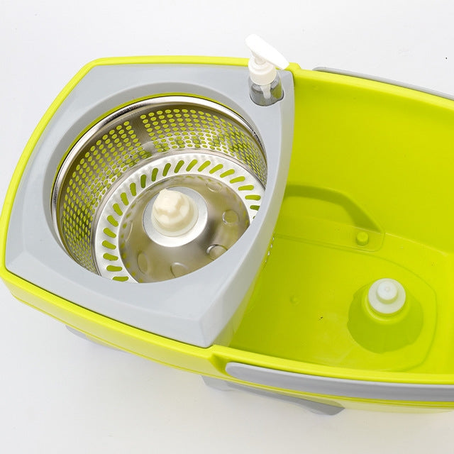 Rotating Double Drive Mop Household Hand Pressing Mop Bucket with Tow mop Head