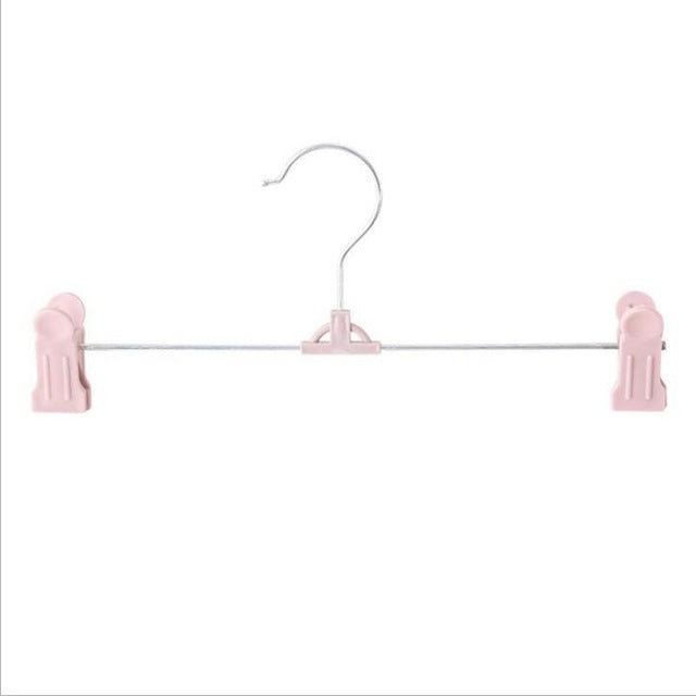 2 PCS Multifunction Home Stainless Steel Clothes Rack with Clothespin