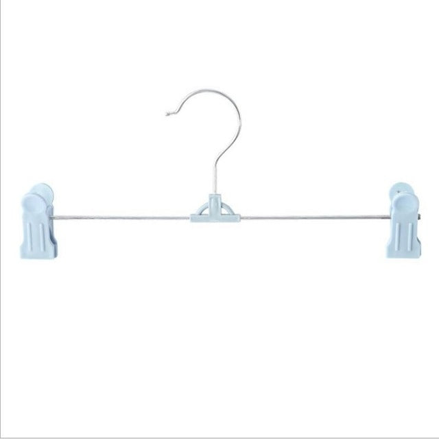 2 PCS Multifunction Home Stainless Steel Clothes Rack with Clothespin