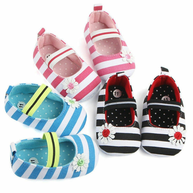 Fashion Summer Cute First Walker Newborn Flower Striped Print Princess Shoes