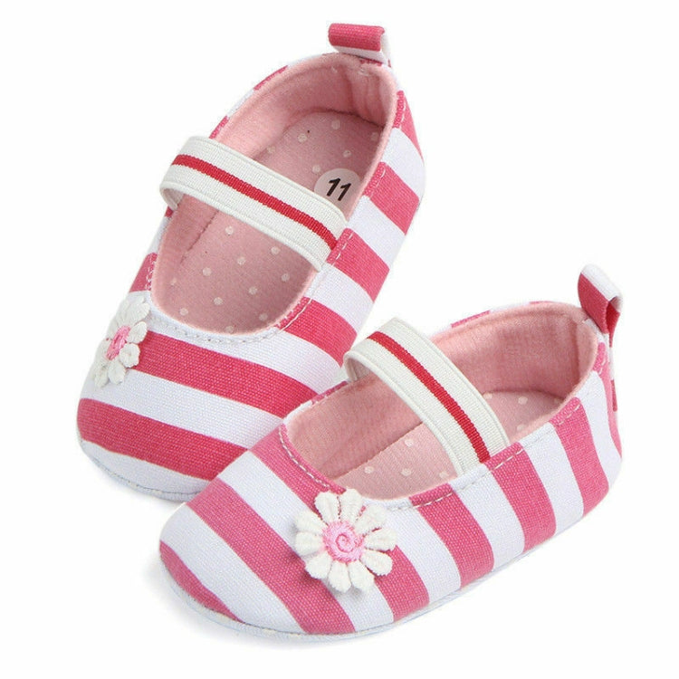Fashion Summer Cute First Walker Newborn Flower Striped Print Princess Shoes