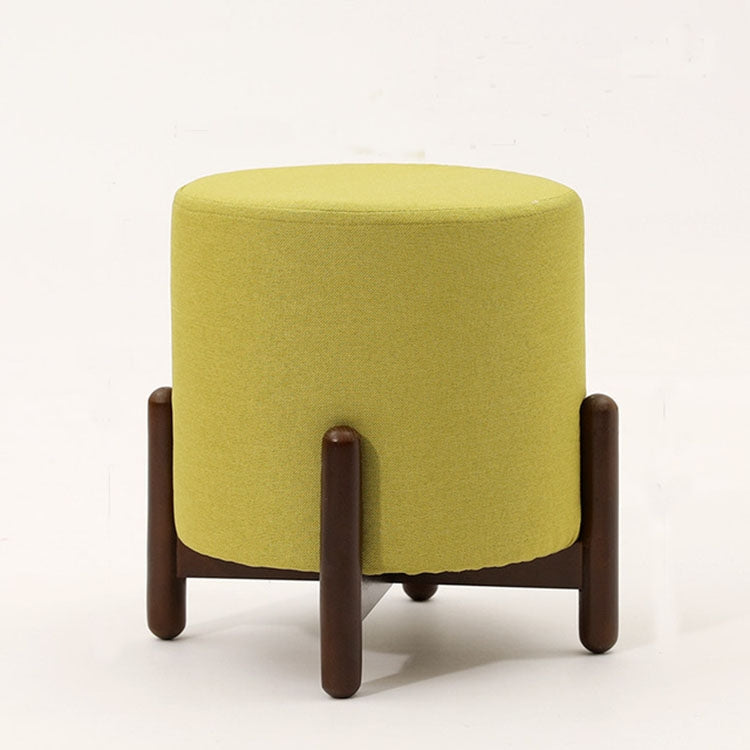 Home Stool Cloth Art Stool Solid Wood Children Sofa Stool