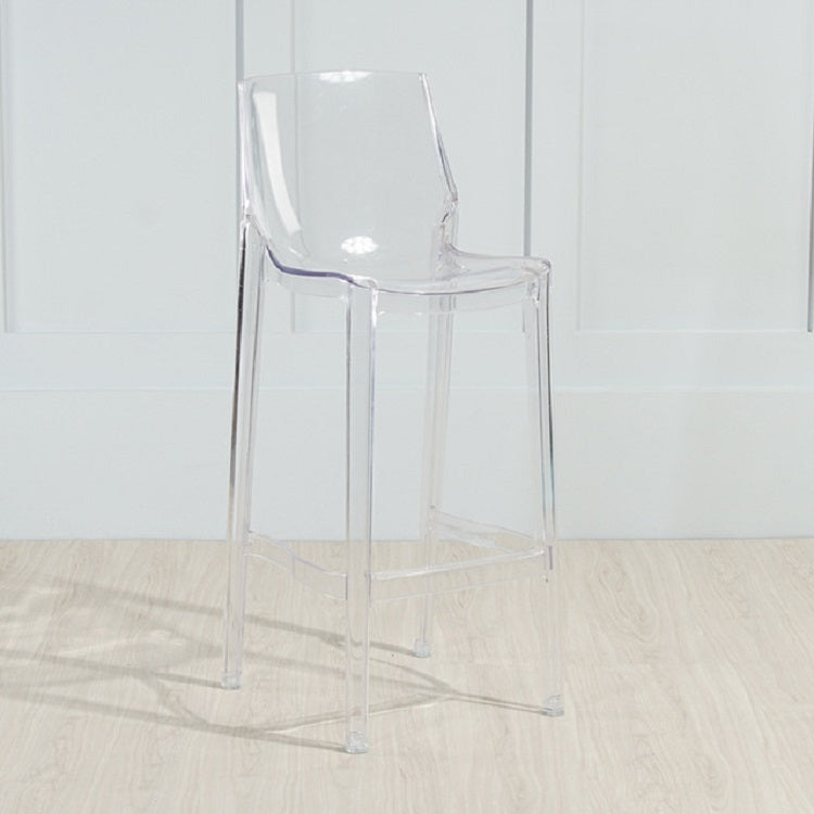 Transparent Bar Chair Personality Fashion Home High Chair Acrylic Chair, Height:65cm