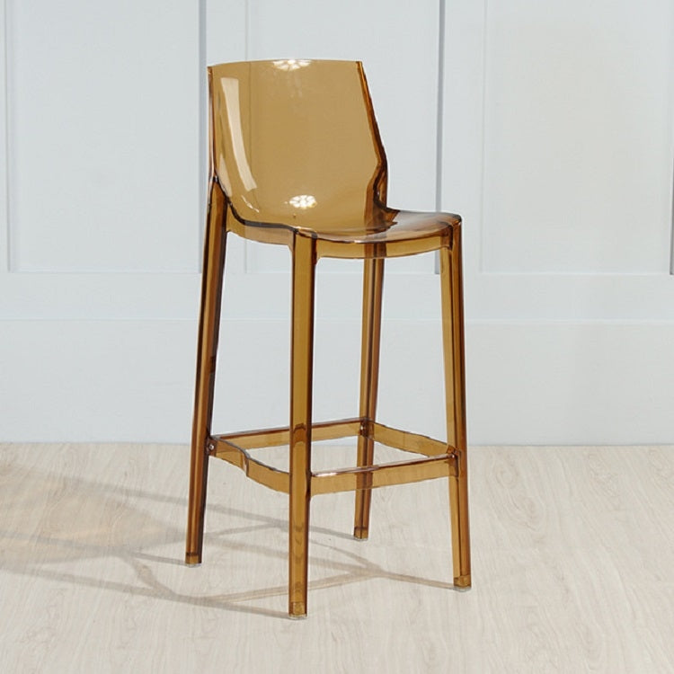 Transparent Bar Chair Personality Fashion Home High Chair Acrylic Chair, Height:65cm