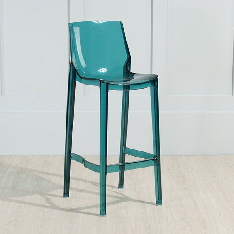Transparent Bar Chair Personality Fashion Home High Chair Acrylic Chair, Height:65cm