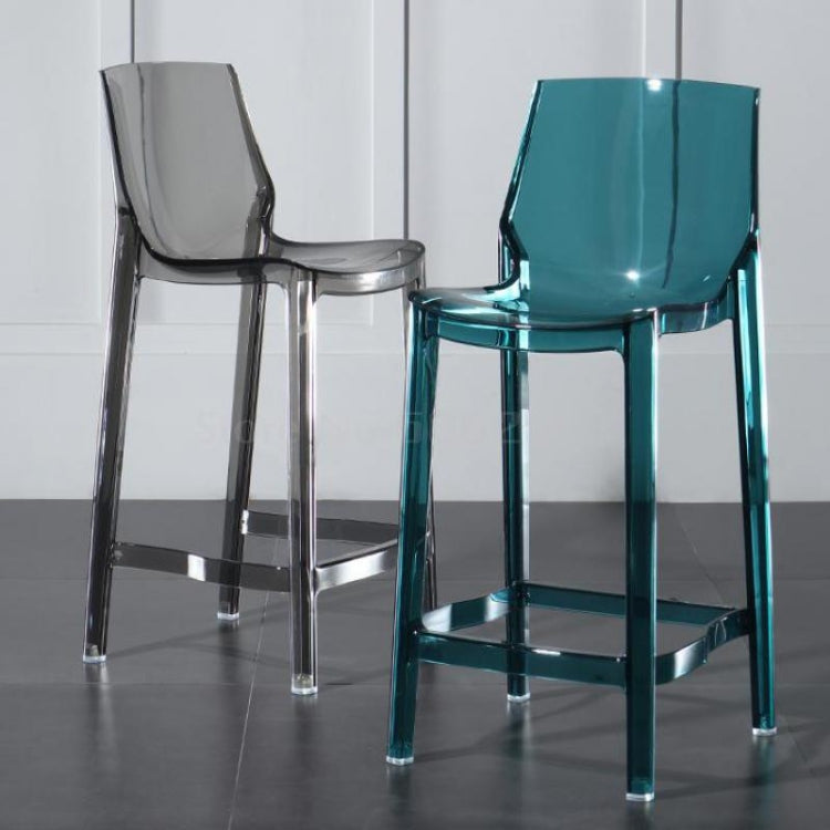 Transparent Bar Chair Personality Fashion Home High Chair Acrylic Chair, Height:65cm
