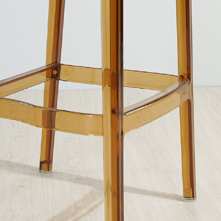 Transparent Bar Chair Personality Fashion Home High Chair Acrylic Chair, Height:75cm