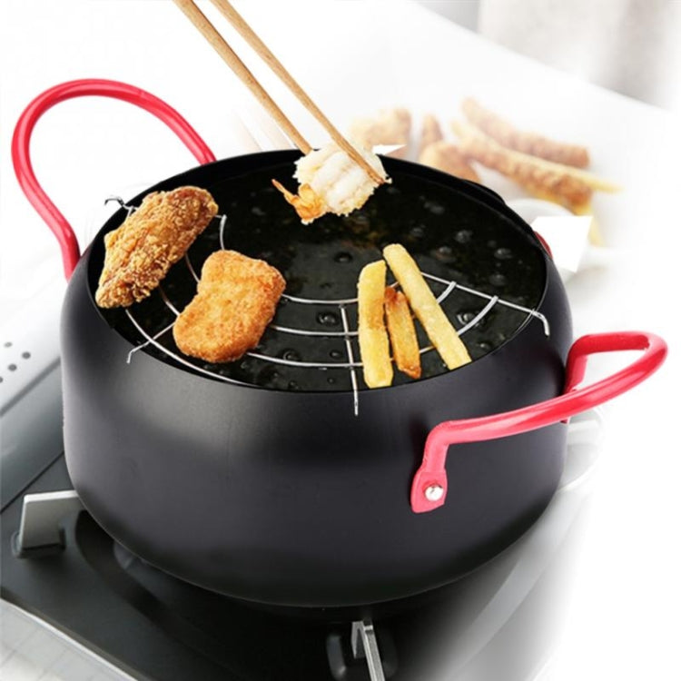 Household Small Mini Thick Multi-function SmokelessTempura Fryer Frying Pan