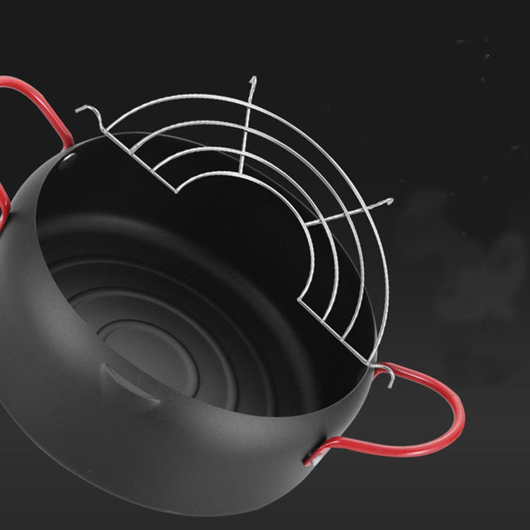 Household Small Mini Thick Multi-function SmokelessTempura Fryer Frying Pan