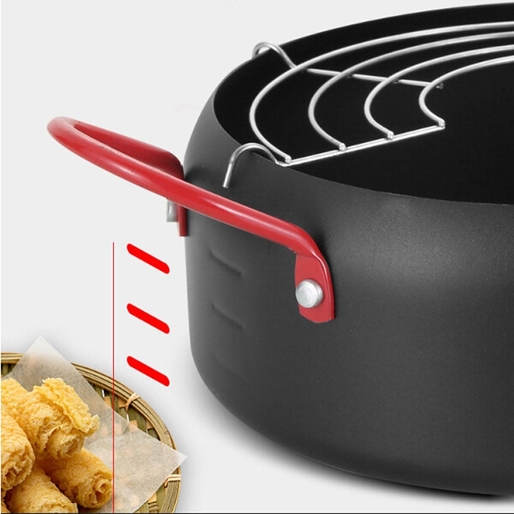 Household Small Mini Thick Multi-function SmokelessTempura Fryer Frying Pan