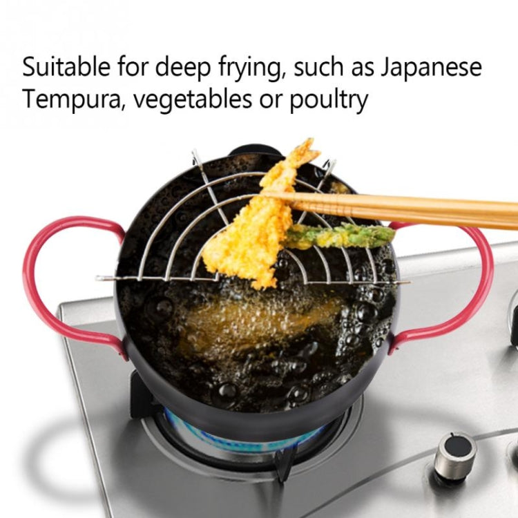 Household Small Mini Thick Multi-function SmokelessTempura Fryer Frying Pan