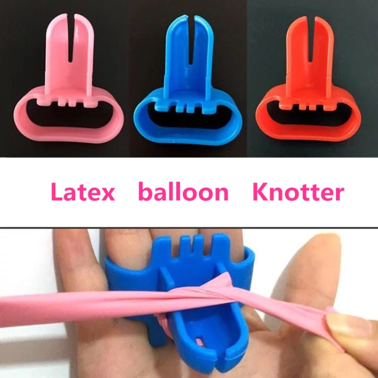 2 PCS Birthday Party Latex Balloon Knotter Balloon Sealing Accessoriesï¼ŒRandom Color Deliver