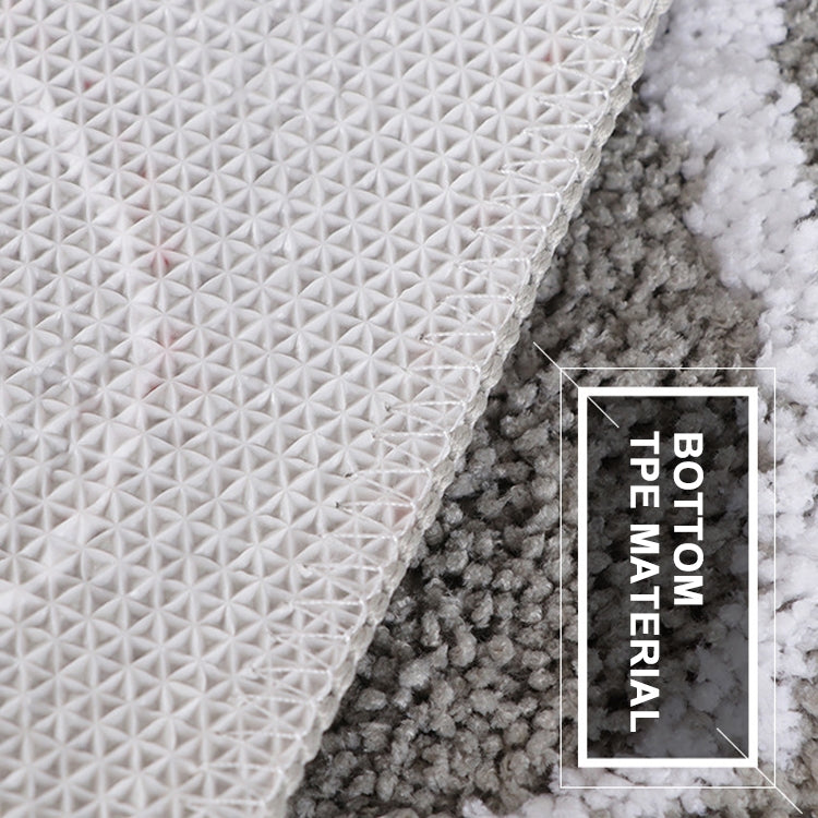 Microfiber Washable Mat Non-Slip Bath Carpets for Bathroom, Size:45x65cm
