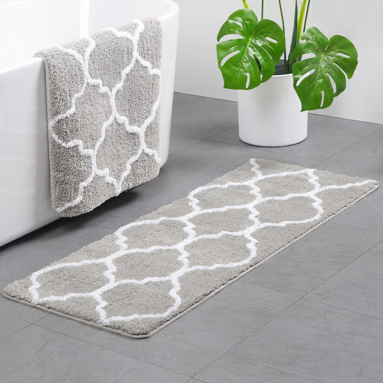 Microfiber Washable Mat Non-Slip Bath Carpets for Bathroom, Size:45x120cm