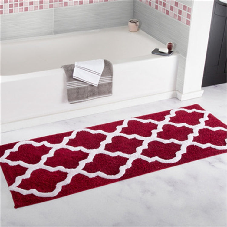 Microfiber Washable Mat Non-Slip Bath Carpets for Bathroom, Size:45x120cm