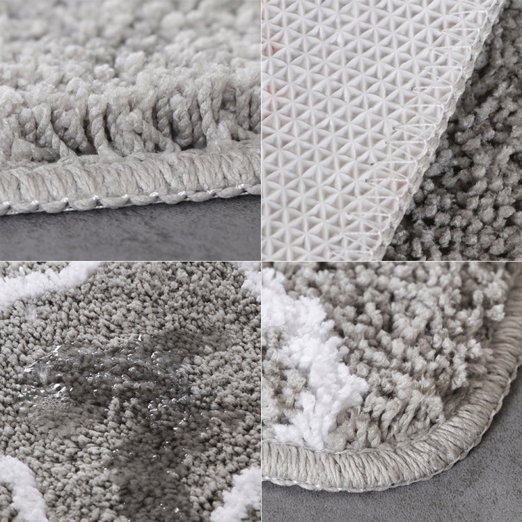 Microfiber Washable Mat Non-Slip Bath Carpets for Bathroom, Size:45x120cm