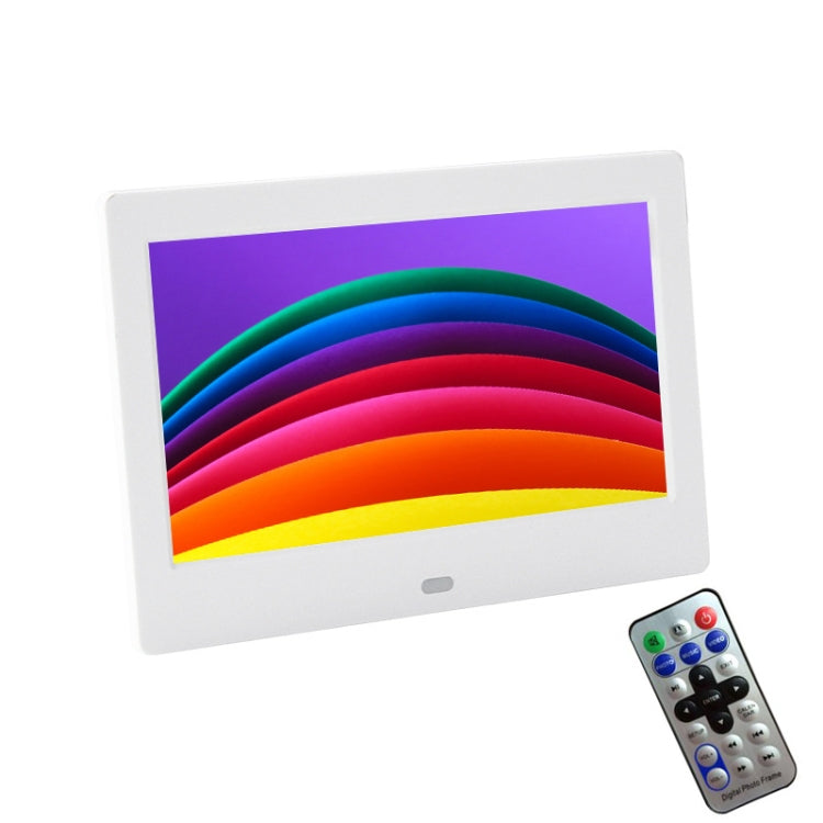 DPF-706 7 inch Digital Photo Frame LED Wall Mounted Advertising Machine, Plug:US Plug