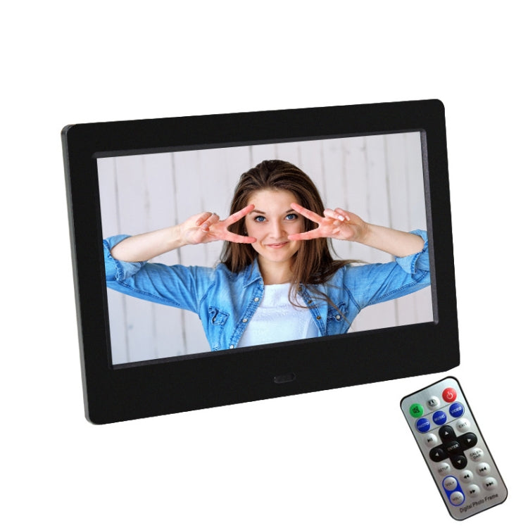 DPF-706 7 inch Digital Photo Frame LED Wall Mounted Advertising Machine, Plug:US Plug