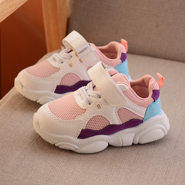 Fashion Boys Girls Casual Breathable Non-Slip Sneakers Sport Shoes, Size:21