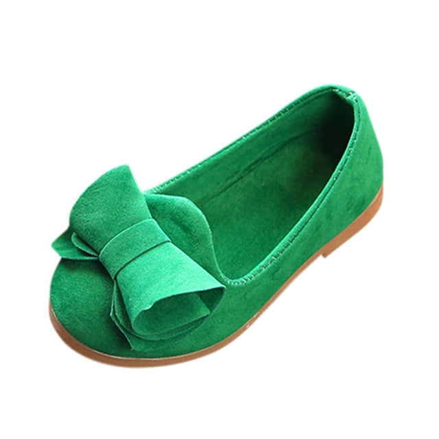 Baby Girls Bowknot Sandals Toddler Children Casual Princess Shoes(Green)