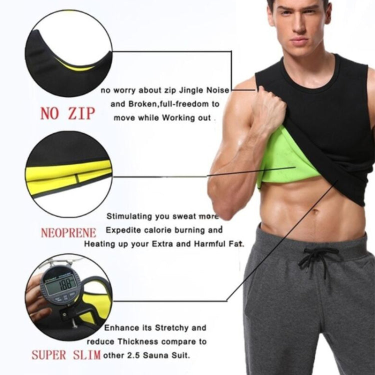 2 PCS Men Fitness vest Men Corsets Sweat Sportswear