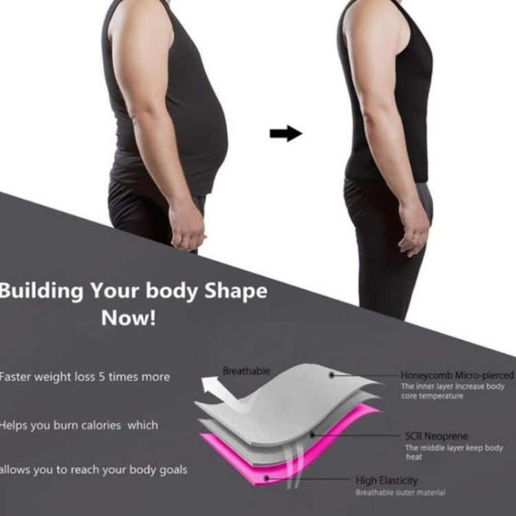 2 PCS Men Fitness vest Men Corsets Sweat Sportswear