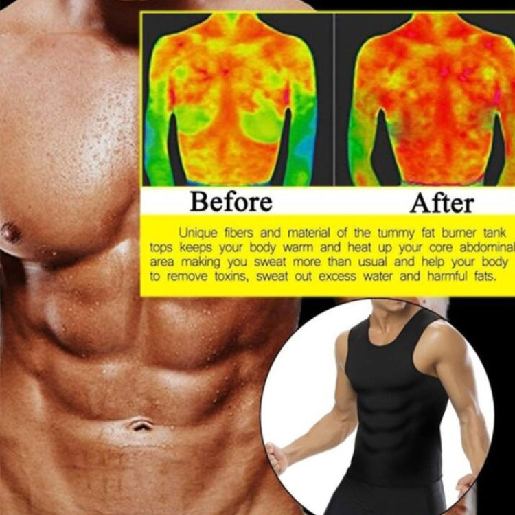 2 PCS Men Fitness vest Men Corsets Sweat Sportswear