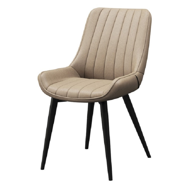 Nordic Office Chair Light Luxury Wrought Iron Simple Modern Soft Sofa Dining Back Chair