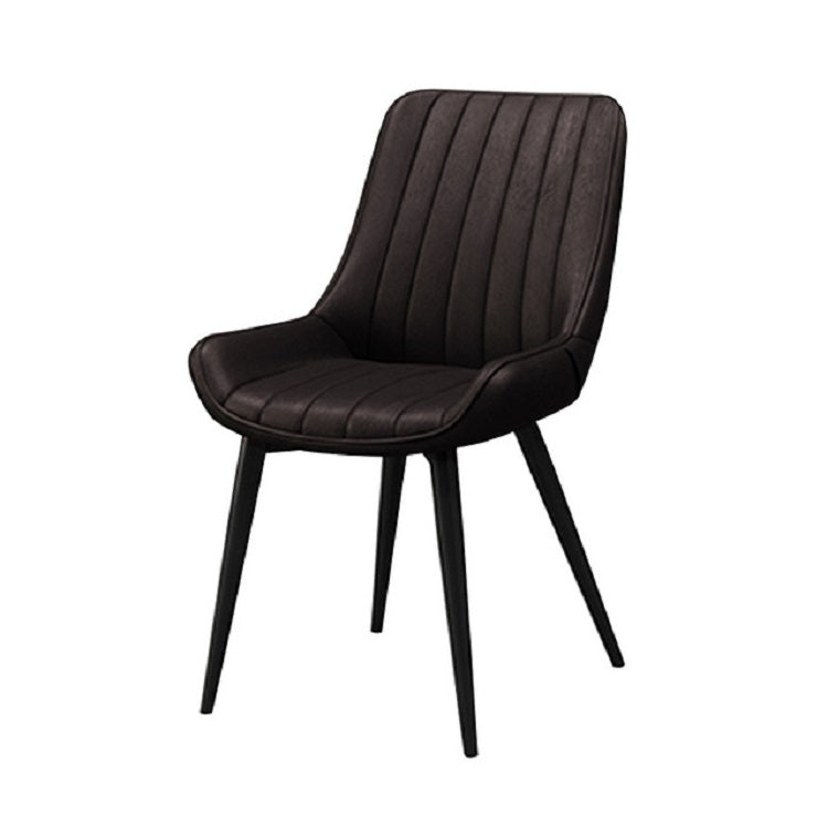 Nordic Office Chair Light Luxury Wrought Iron Simple Modern Soft Sofa Dining Back Chair