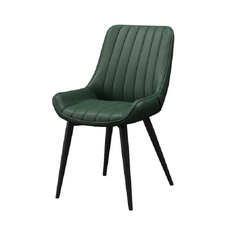 Nordic Office Chair Light Luxury Wrought Iron Simple Modern Soft Sofa Dining Back Chair